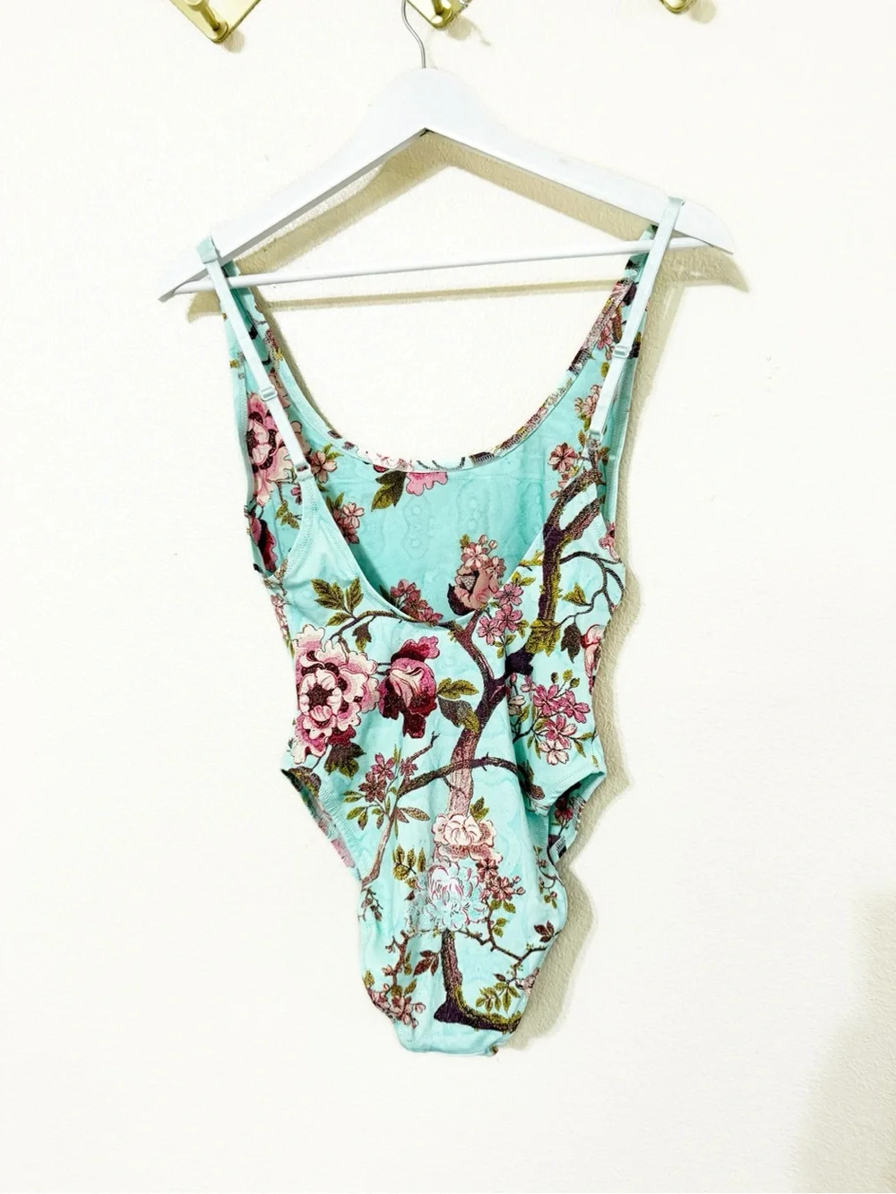 Skims x Roberto Cavalli Scoop Neck One Piece Swimsuit Fagianella Print NEW Med - Picture 8 of 12